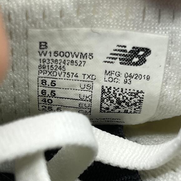 New Balance 1500v5 Road Running Shoes Women Size 8.5 White Pink Comfort Sneakers - Picture 8 of 8